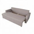 Canapea Extensibila Firenze Lux Beige 218x85x85 cm + lada de depozitare, bej