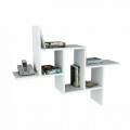 Raft pentru perete, Wooden Art, Step White, 107.2x81.8x22 cm