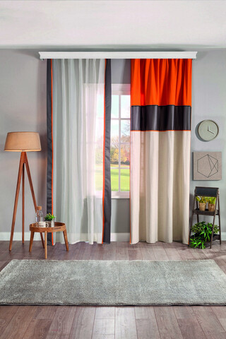 Perdea, Dynamic Curtain (160×260 Cm), Çilek, Poliester Çilek