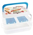 Cutie alimentara termica, Snips, Ice Maxiclick, 7 L, polipropilena, albastru/alb