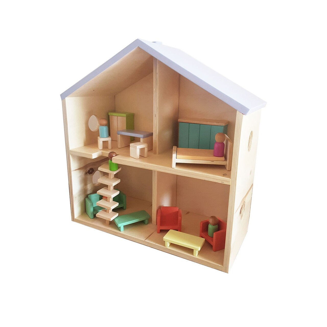 Jucarie pentru landou/carucior, Hanah Home, House Game, 59x60x25 cm, Multicolor - view 3