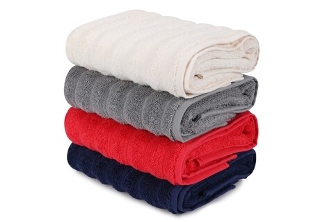 Set 4 prosoape de maini 406, beverly hills polo club, 50x90 cm, bumbac, multicolor