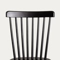 Scaun Vici, Homla, 52x46x92 cm, lemn, negru