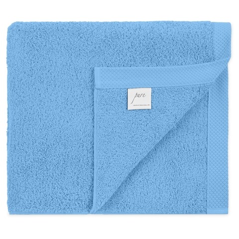Prosop de baie, decomex, pure, 100 x 150 cm, 100% bumbac, 550 gr/mp, bleu