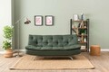 Canapea extensibila cu 3 locuri, Futon, 859FTN2895, Metal , Verde