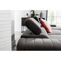 Coltar extensibil dreapta 3 locuri ELTAP, RT-06LE, Grayson, 278x205x92 cm, lemn/poliester, gri inchis