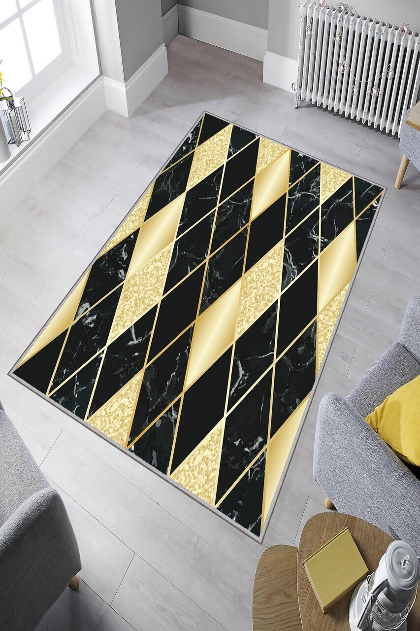 Covor Exfab332 80x300 cm Poliester Multicolor