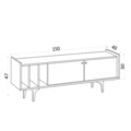 Comoda TV, Emerald, Alya, 150x47x40 cm, Maro