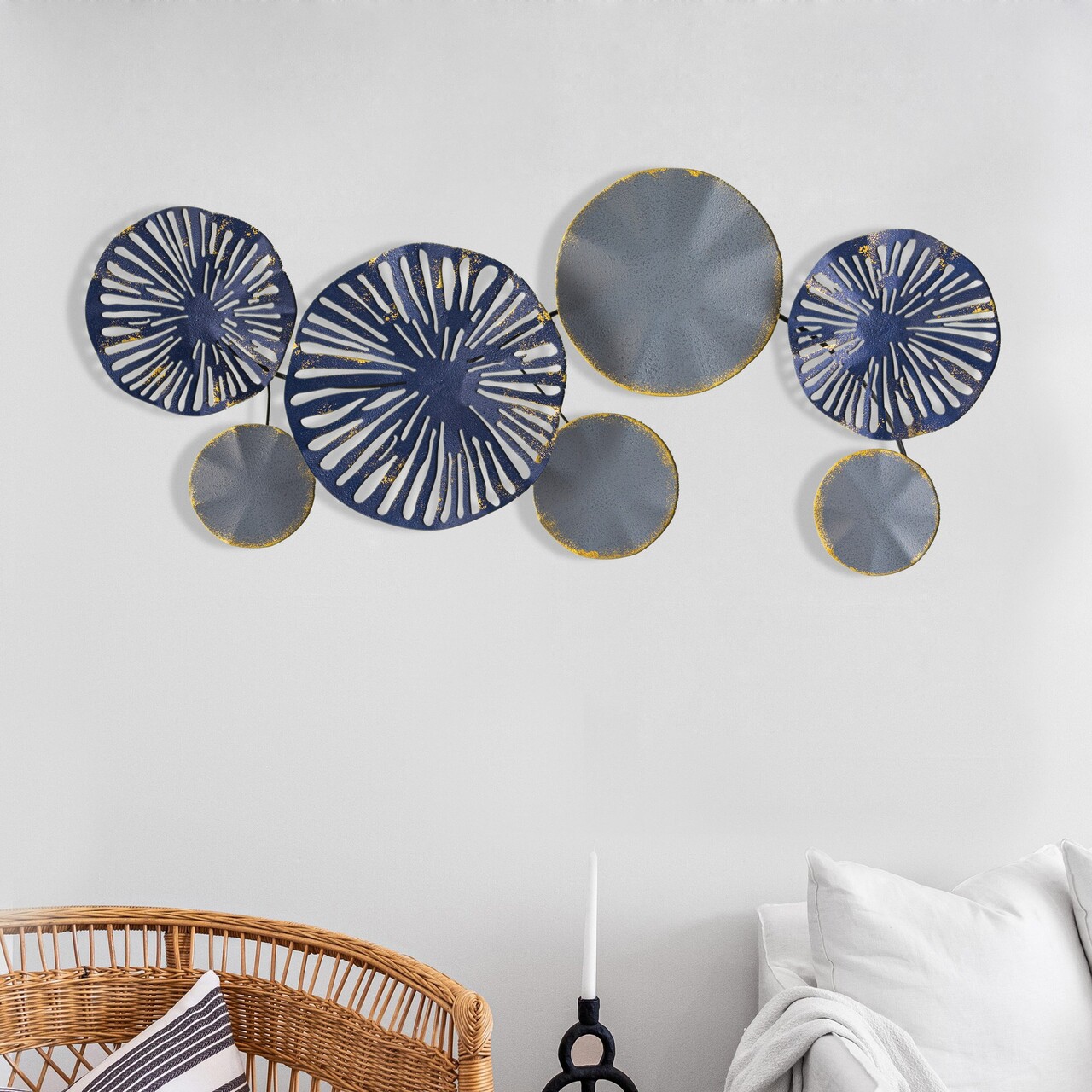 Decoratiune de perete, Astrid, Dimensiuni: 79 x 8 x 35 cm, Multicolor - view 2