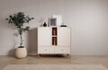 Comoda ADRK, Tili 2D 2S 2P, 100.2x40.8x95 cm, PAL laminat, bej