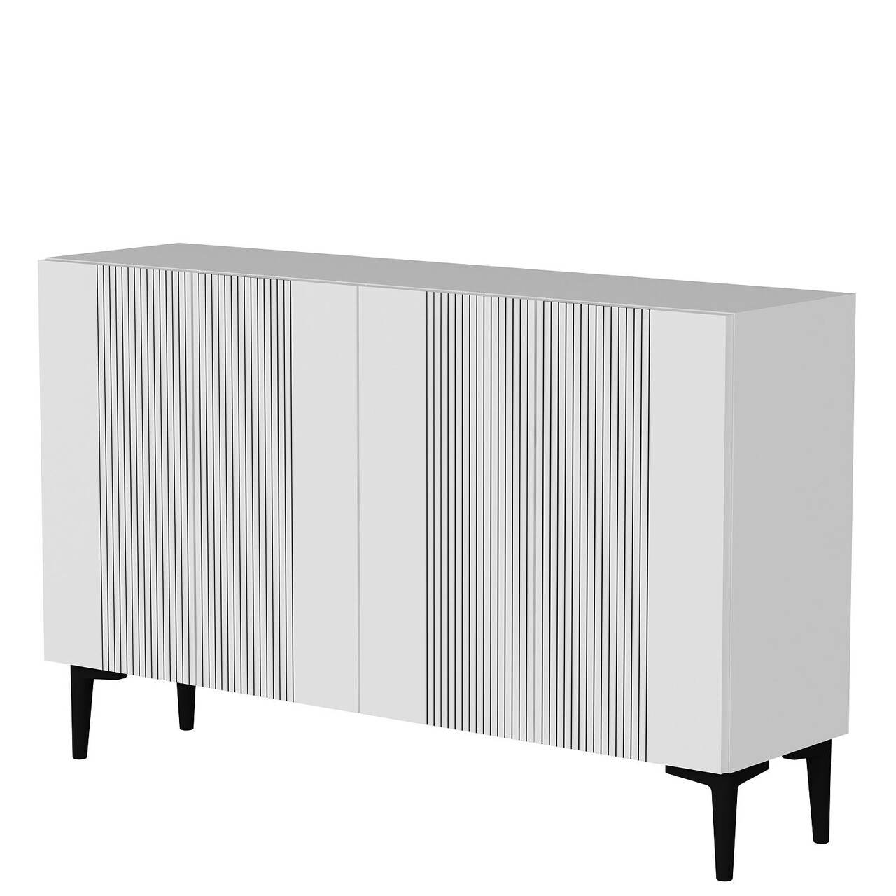 Consola, Hanah Home, Corsa 120, 120x75x32 cm, Alb - view 6