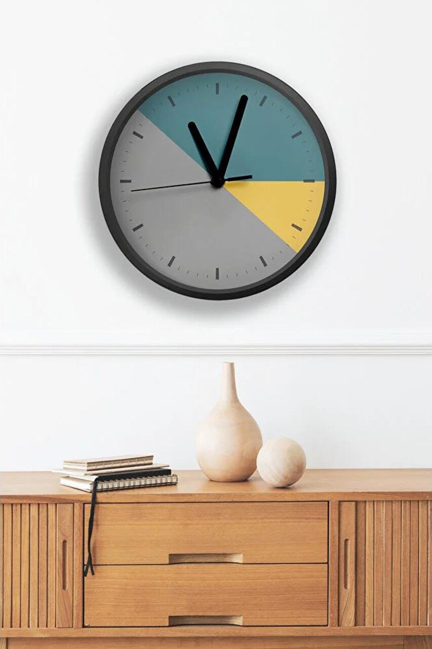 Ceas de perete, Artavessa3Dclock4, Dimensiuni: 36 x 36 x 1 cm, Multicolor - view 2