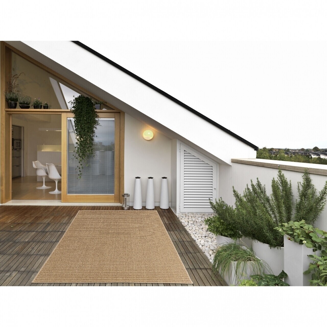 Covor Indoor Outdoor Floorita PLAIN NATURAL 133X190