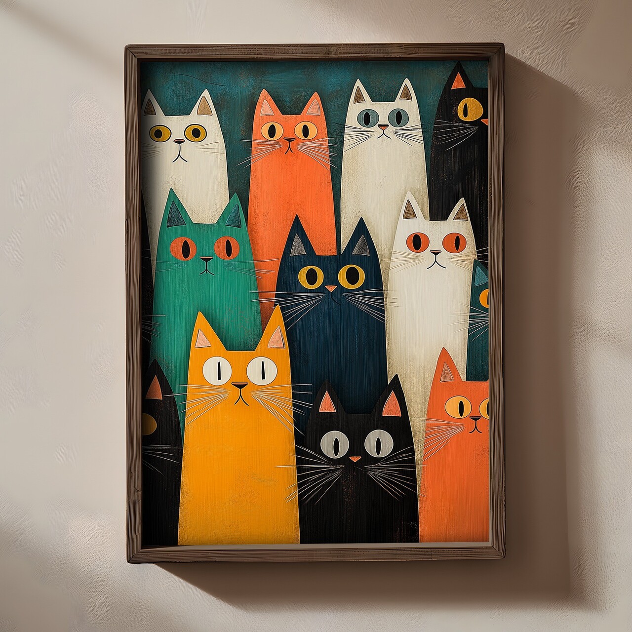 Tablou decorativ TUN020-L Lemn Multicolor