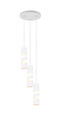 Lustra Stream, TRIO, 30x150 cm, 10W, 3x GU10, metal, alb mat
