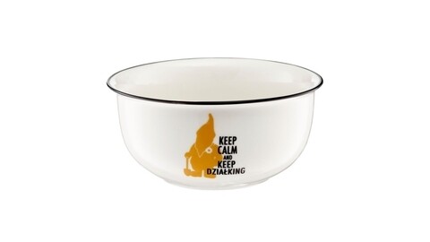 Bol keep calm, ambition, 14.5 cm, 540 ml, portelan