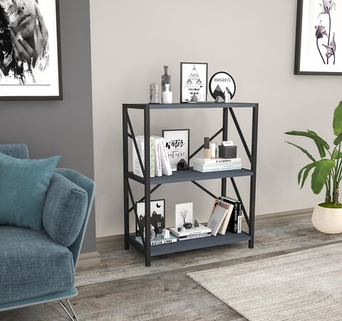 Biblioteca rf.004.004.129, gauge concept, 64x30x70 cm, pal, antracit
