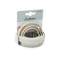 Set 3 forme pentru biscuiti Wavy round, Luigi Ferrero NORSK FR-1762, inox/plastic