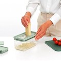 Mandolina legume si fructe 4 in 1, Brabantia, Tasty+, 22x11x10.5 cm, plastic, verde jad