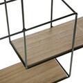 Raft de perete Frances, Versa, 13 x 38 x 10 cm, metal