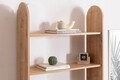 Corp biblioteca, Arnetti, Mindy, 90x30x180 cm, PAL, Safir / Alb