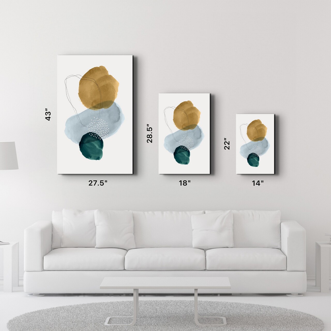 Tablou decorativ, CAM-2061, Dimensiuni: 46 x 72 cm, Multicolor - view 6