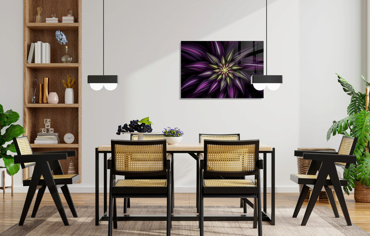 Tablou decorativ, 1310, Sticla temperata, 30 x 45 cm, Multicolor - 1 | YEO