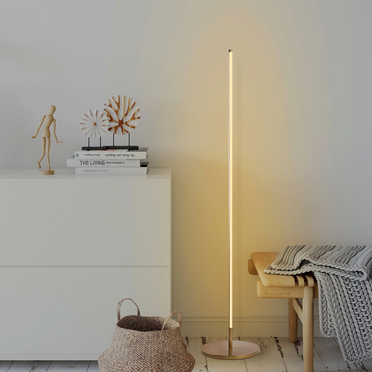 Lampadar, Fresno, 119FRS1308, Metal, Auriu