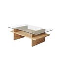 Masuta de cafea, Neostill, Saga Rectangle, Safir / Transparent