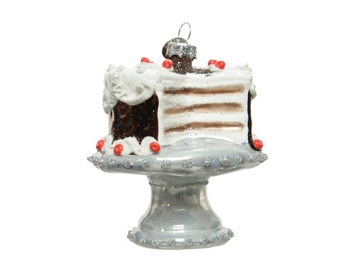 Glob Cake, Decoris, 7.5x7x8 cm, sticla, multicolor