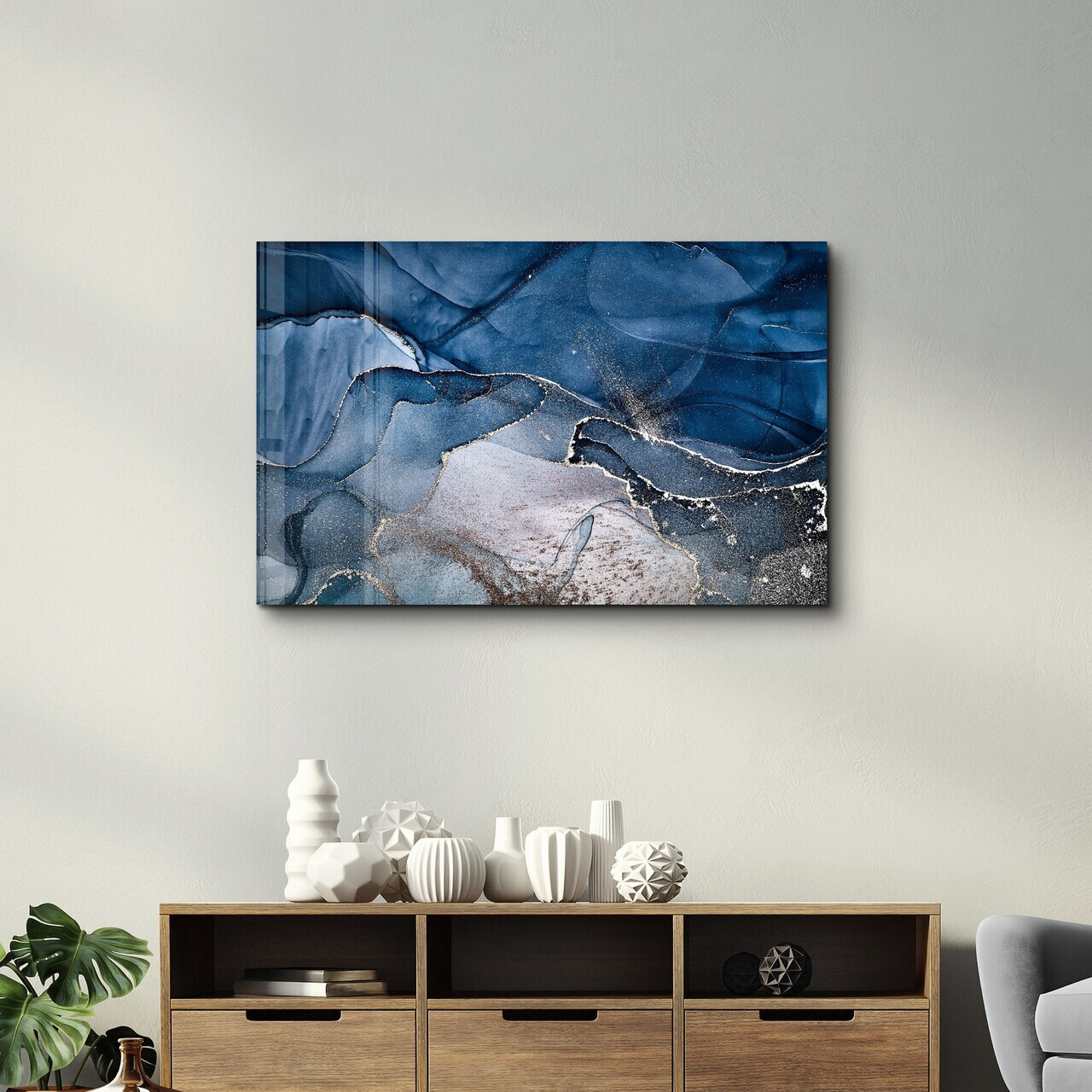 Tablou decorativ, CAM-2012, Dimensiuni: 70 x 110 cm, Multicolor — imaginea 2