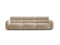 Canapea 4 locuri, Neo, Micadoni Home, 305x100x83 cm, tesatura Chenille, bej inchis
