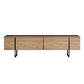 Comoda TV, Bexley, Luxe, Pin Atlantic / Negru