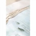 Lenjerie de pat pentru două persoane Summer Morning Meadow Green, Royal Textile, 100% bumbac organic