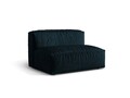 Modul pentru canapea, 1 loc, Martina-120, Micadoni Home, 132x106x75 cm, catifea, petrol inchis