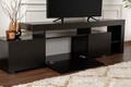 Comoda TV, Inarch, Beliz, Negru din lemn