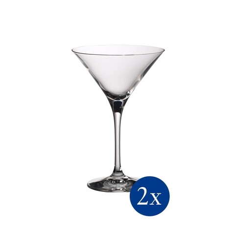 Poza Set 2 pahare Martini/Cocktail, Villeroy & Boch, Purismo Bar, 240 ml, sticla cristal