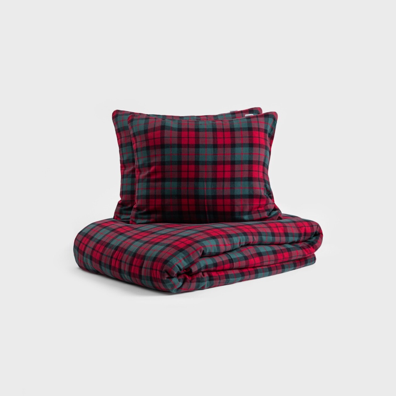Lenjerie de pat dubla Tartan, Homla, 3 piese, 160x200 cm, bumbac, multicolor - 2 | YEO