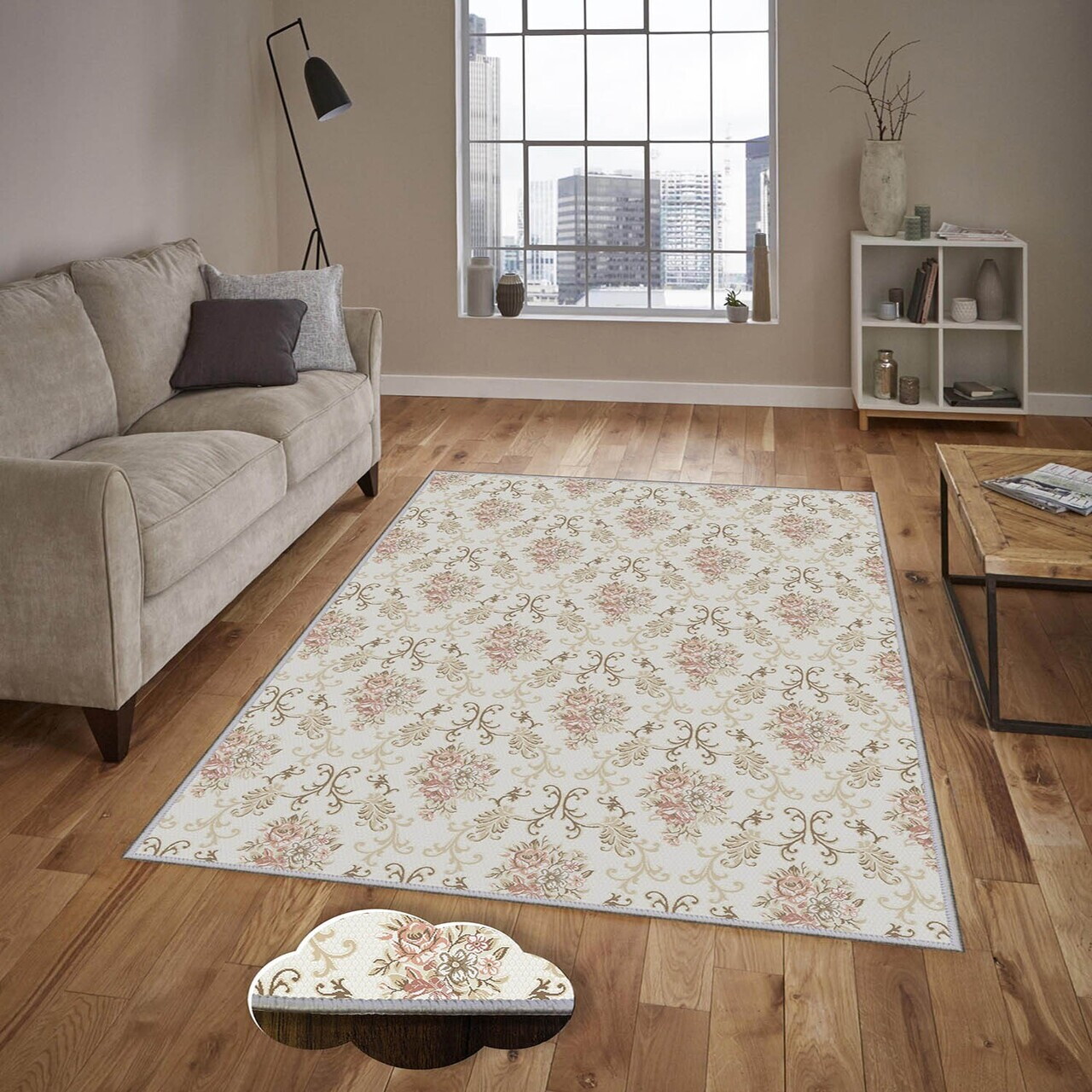 Covor Eexfab1144 100x150 cm Poliester Multicolor