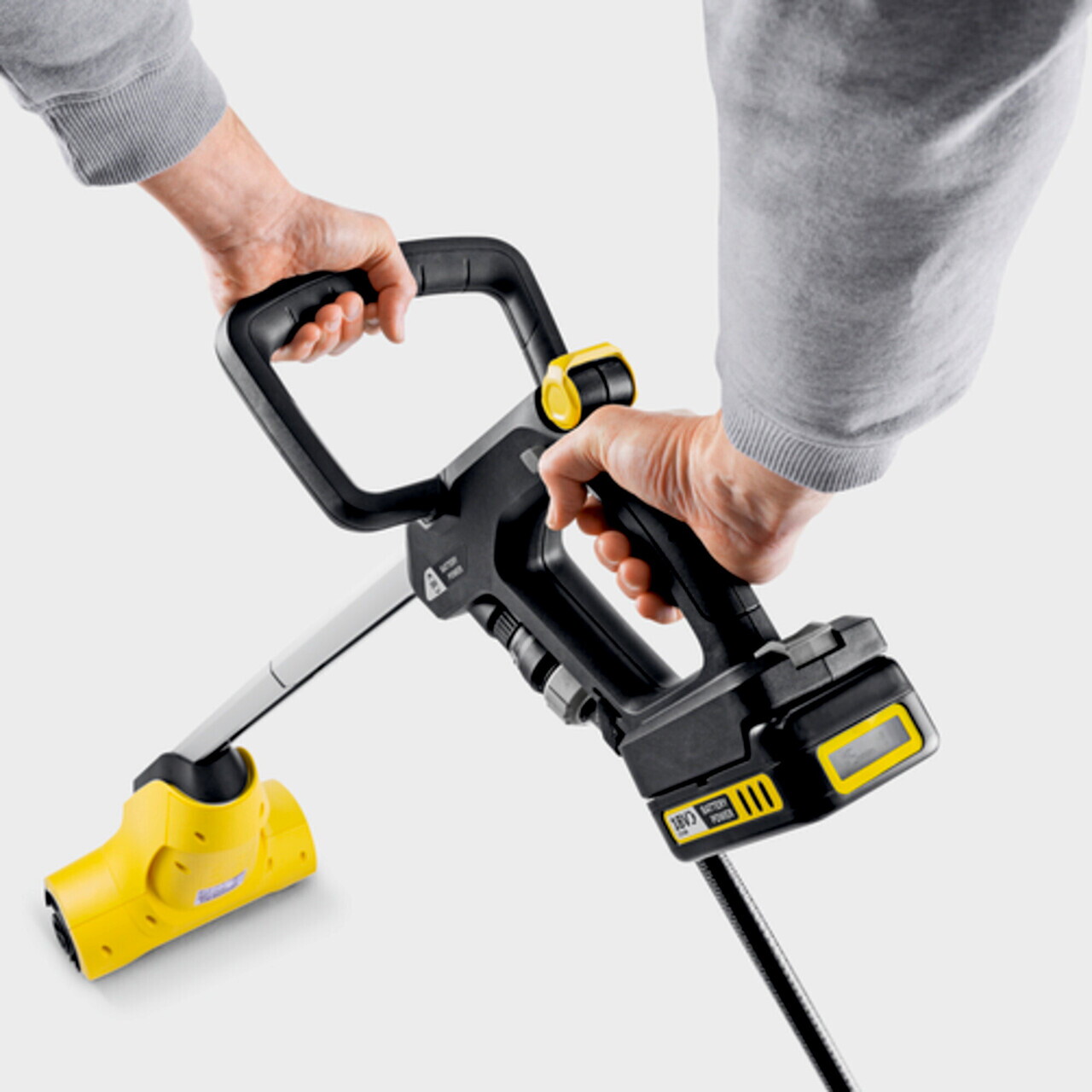 Aparat de curatat terase PCL 3-18 Battery Set, Karcher, galben — imaginea 7