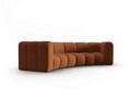 Canapea semirotunda 3 locuri, Lupine, Micadoni Home, BL, 322x135x70 cm, poliester chenille, aramiu