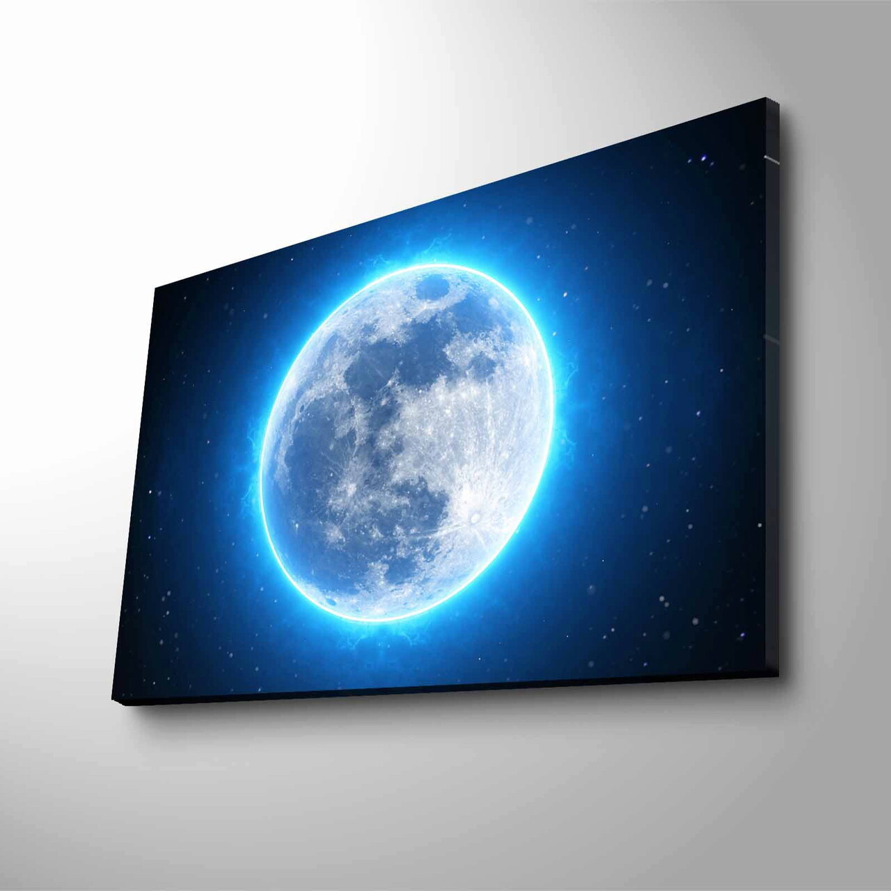 Tablou Decorativ Cu Lumina LED, NASA-023, Canvas, Dimensiune: 45 X 70 Cm, Multicolor