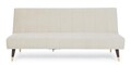 Canapea 3 locuri Alma, Bizzotto, 180x88x82 cm, lemn de eucalipt/catifea, bej