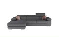 Coltar extensibil stanga 4 locuri ELTAP, Armd-21, Armando, 289x203x85 cm, lemn/poliester, gri/multicolor