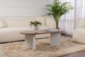 Masuta de cafea, Nordure, Sable, Nuc/Alb