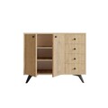 Dulap multifunctional, Mod Design, Waga, 100x82x35 cm, Stejar