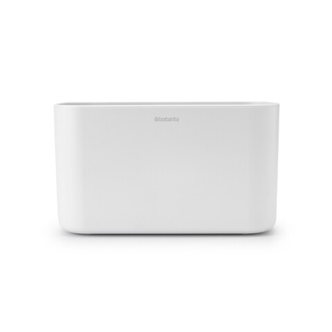 Organizator pentru accesorii baie, Brabantia, Caddy White, 19.5x9.8x11 cm, polipropilena, alb