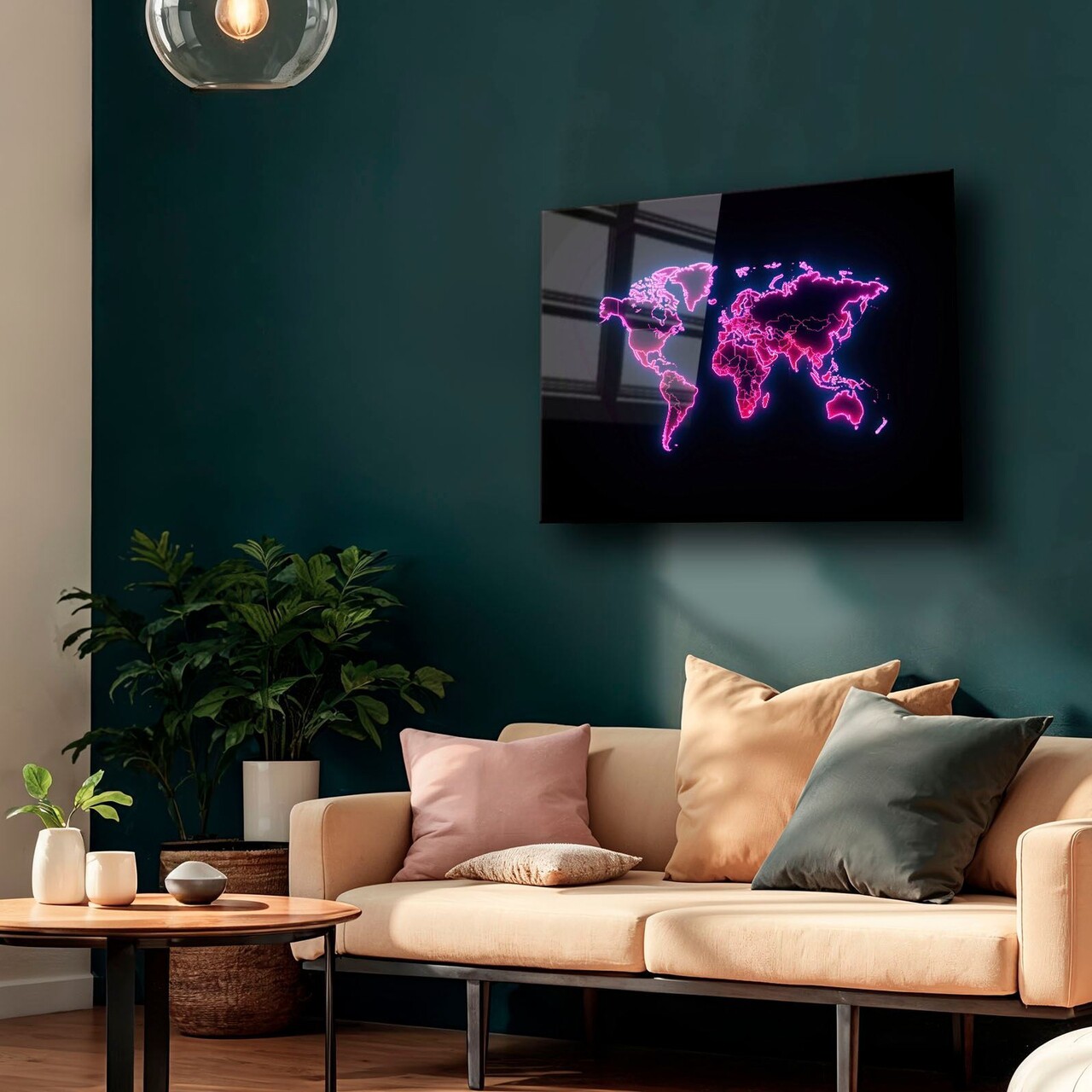Tablou decorativ, Camtbl-016, 50 x 70 cm, Multicolor - view 3