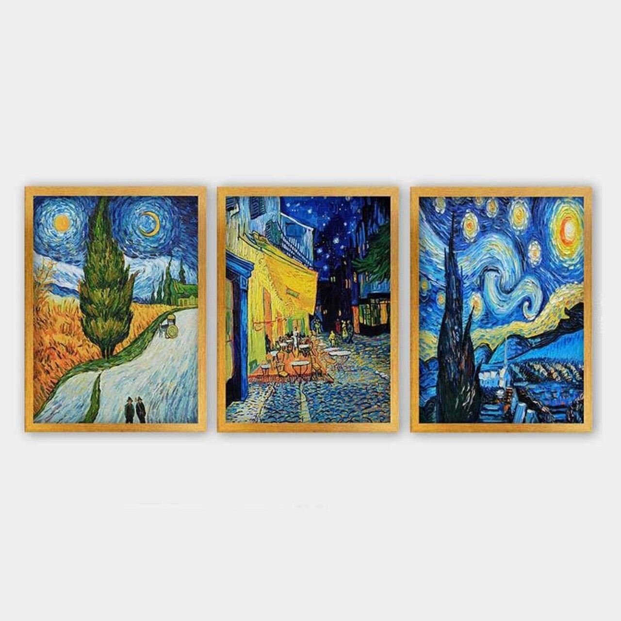 Set 3 tablouri decorative 3AC_UN78512_3545 Polistiren Multicolor