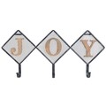 Cuier Joy, Creaciones Meng, 3 agatatori, 60x28 cm, MDF/metal